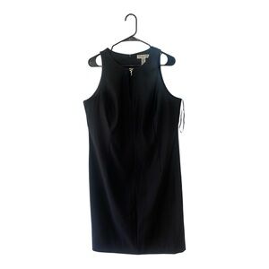 Amanda Smith Black Halter Sheath Mini Dress
